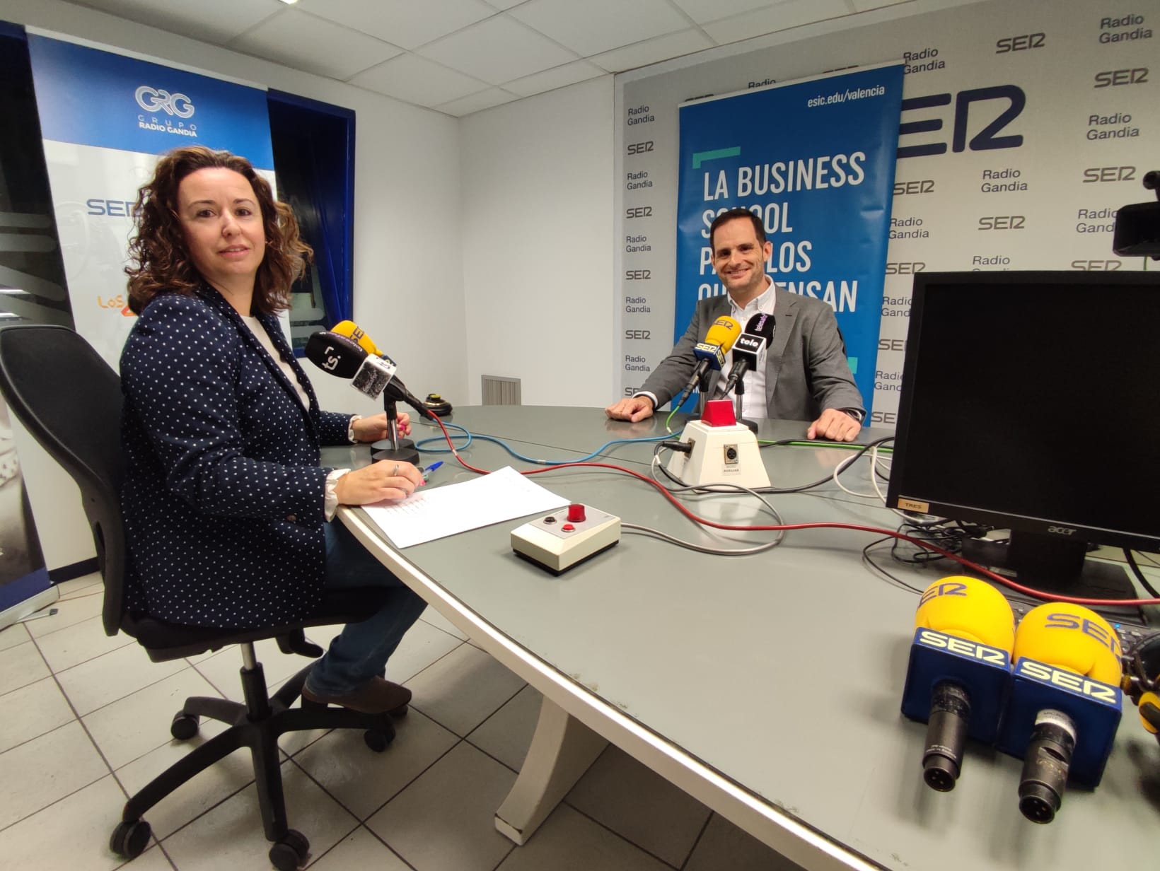 Jaime Rubio, CEO de La Tienda Home, en los estudios del Grupo Radio Gandia.