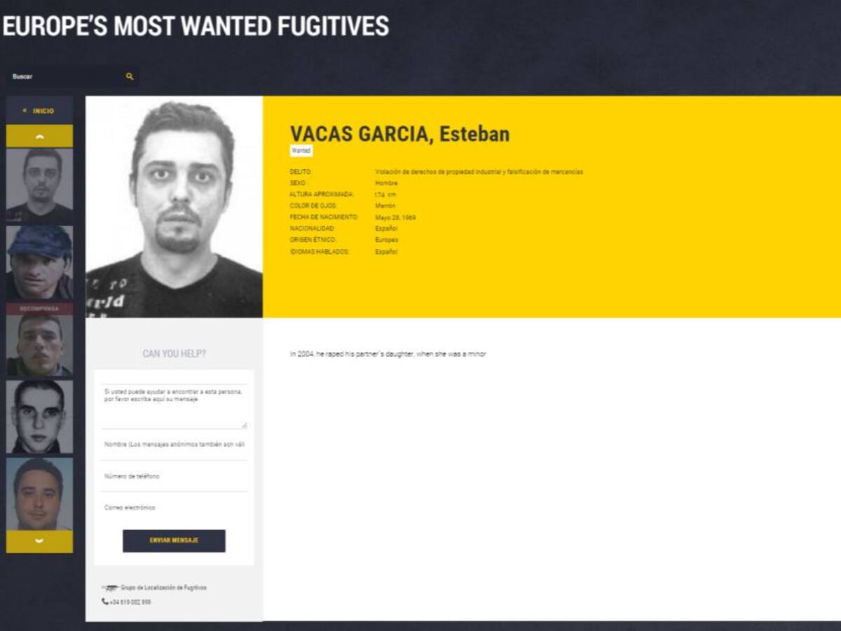 Detenido en Salamanca uno de los fugitivos más buscados de Europa