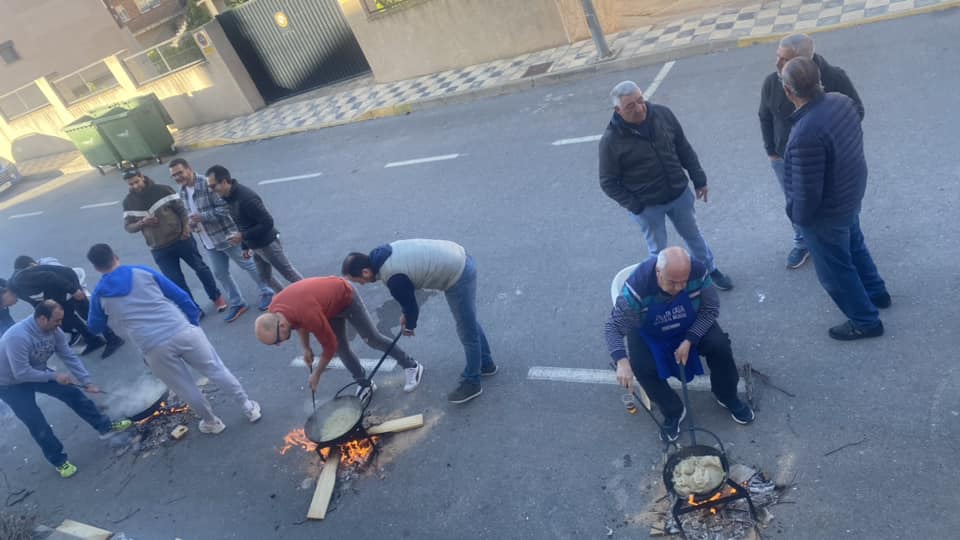 Almuerzo festero de los maseros de Biar