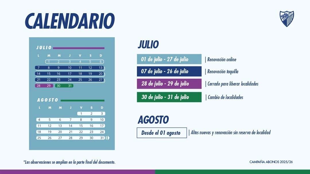 En marcha la campaña de abonos del Málaga para la próxima temporada