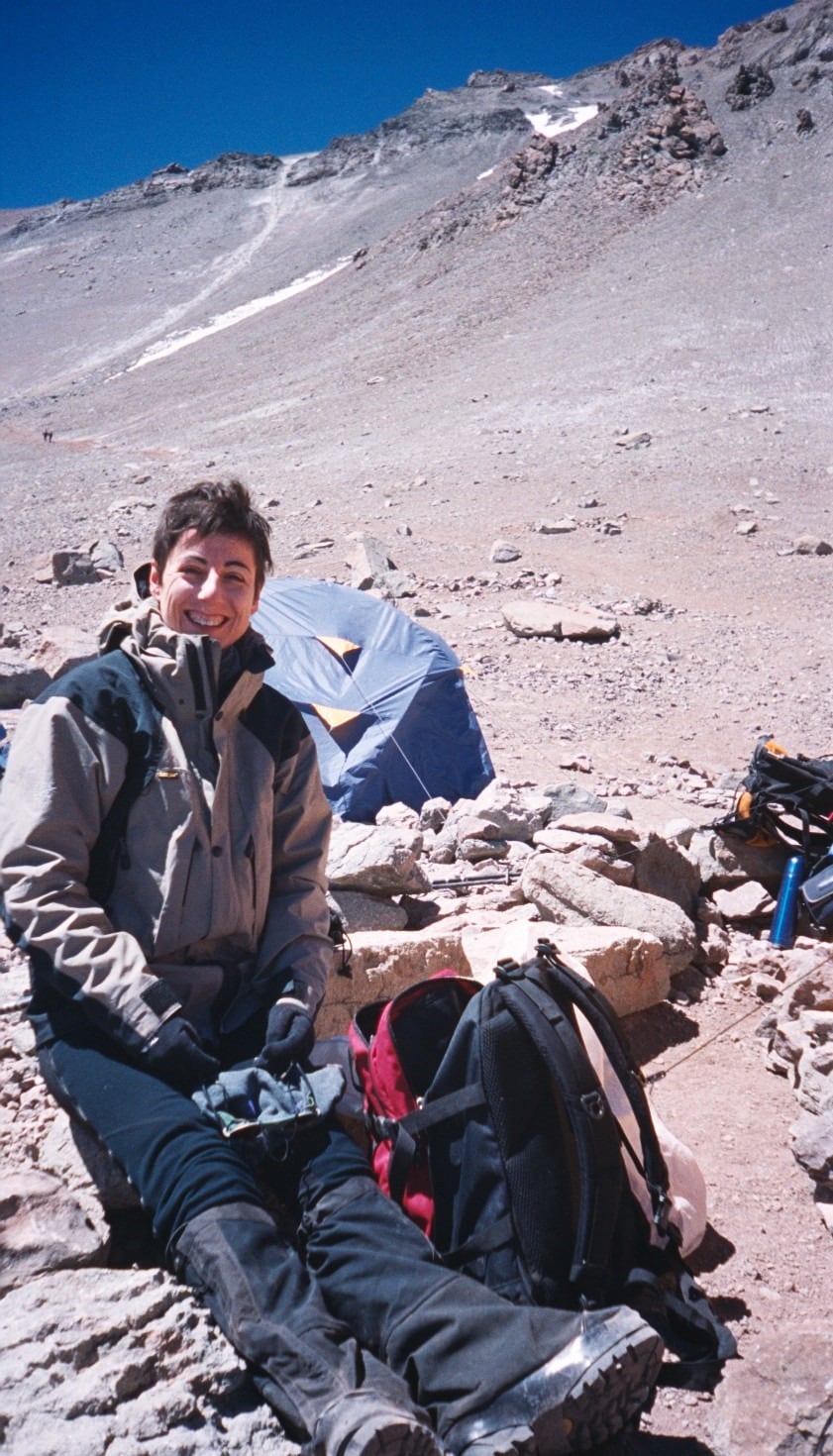 Marta Alberch a l&#039;Aconcagua.