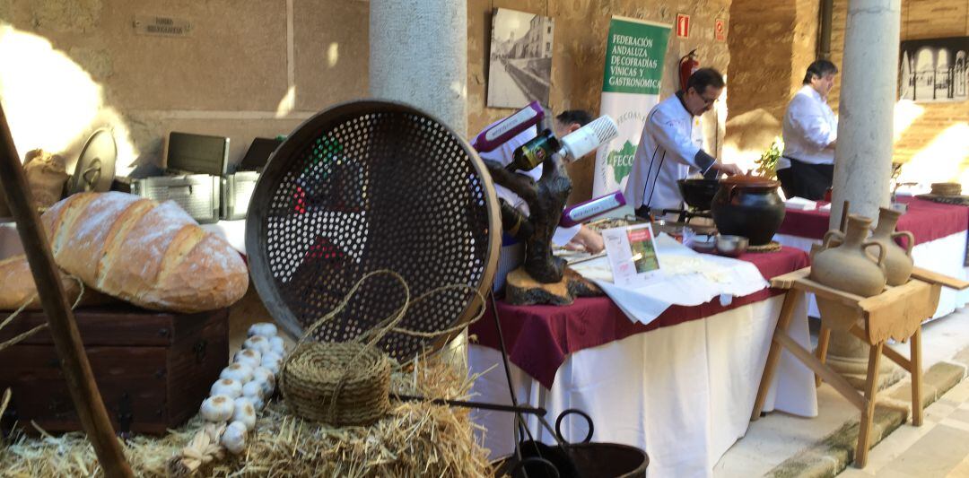 Muestra de productos gastronómicos en el Hospital San Juan de Dios