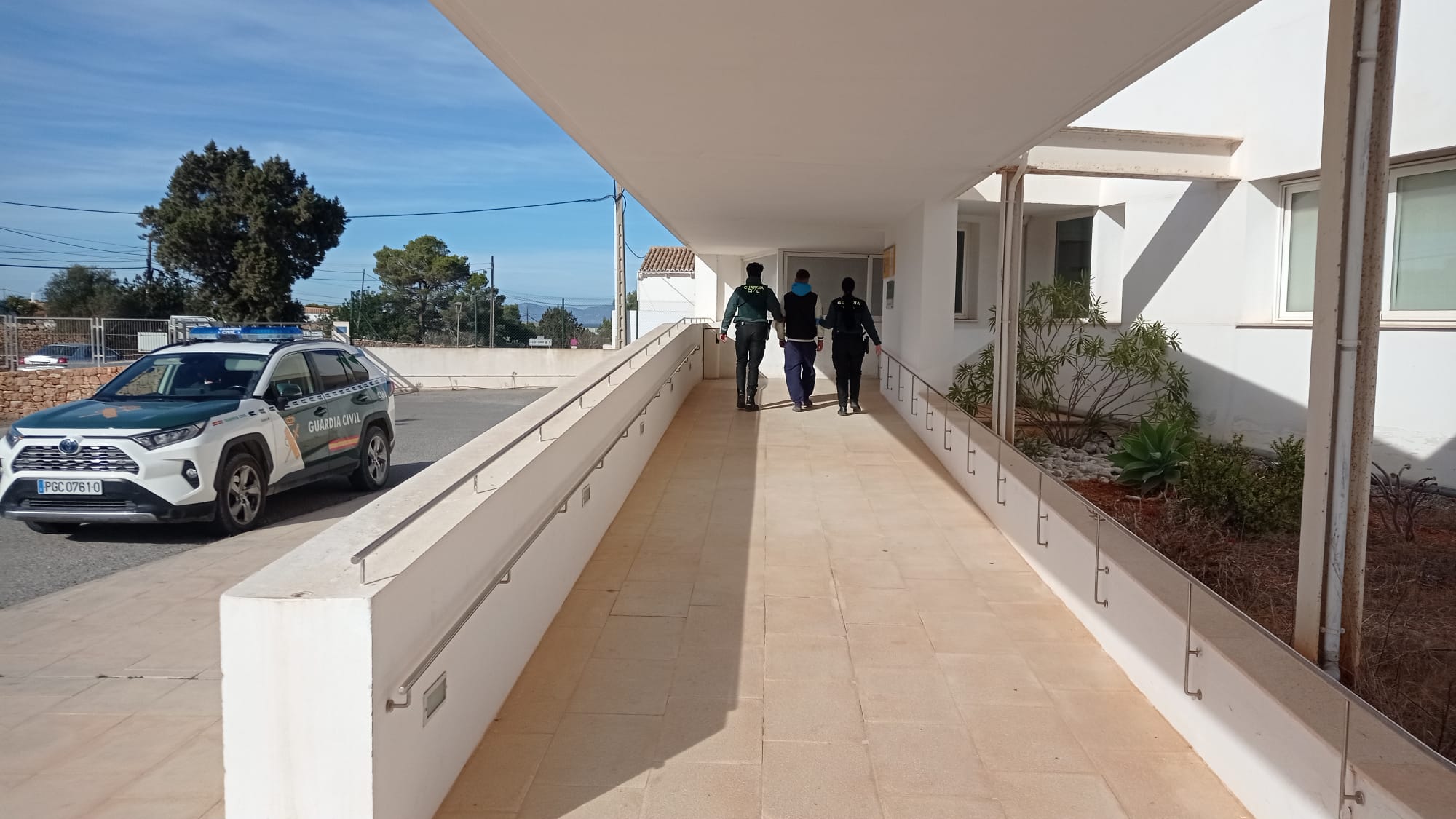 Imagen del detenido en Formentera (OPC)