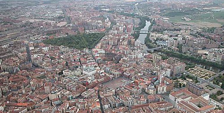 Vista aérea de la ciudad de Valladolid