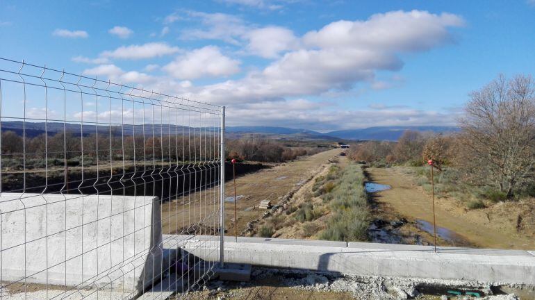 Terrenos de Otero (Palacios de Sanabria) sobre los que se construirá la parada del AVE