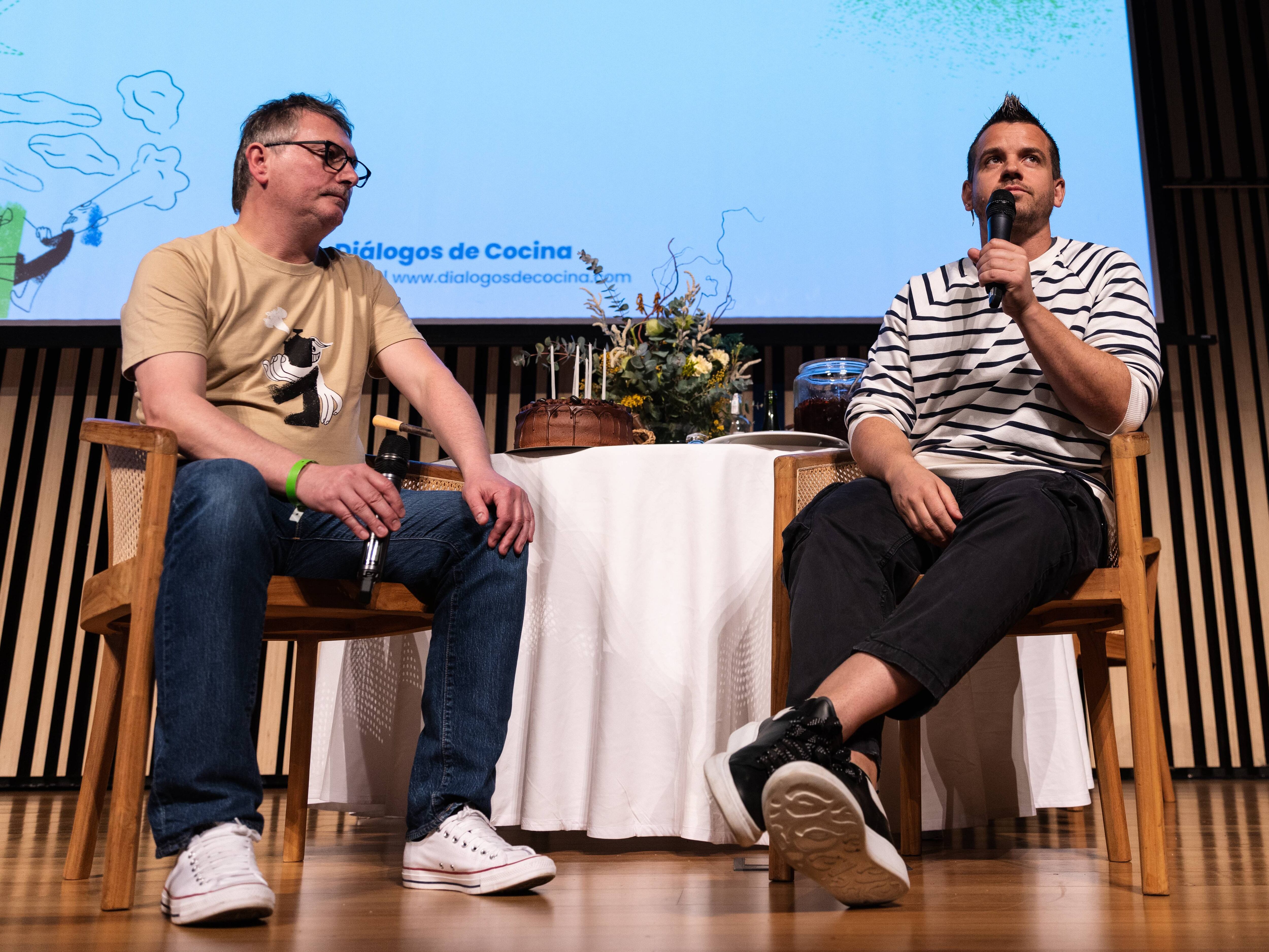 Andoni Luis Aduriz y Dabiz Muñoz, en la última edición de Diálogos de Cocina.