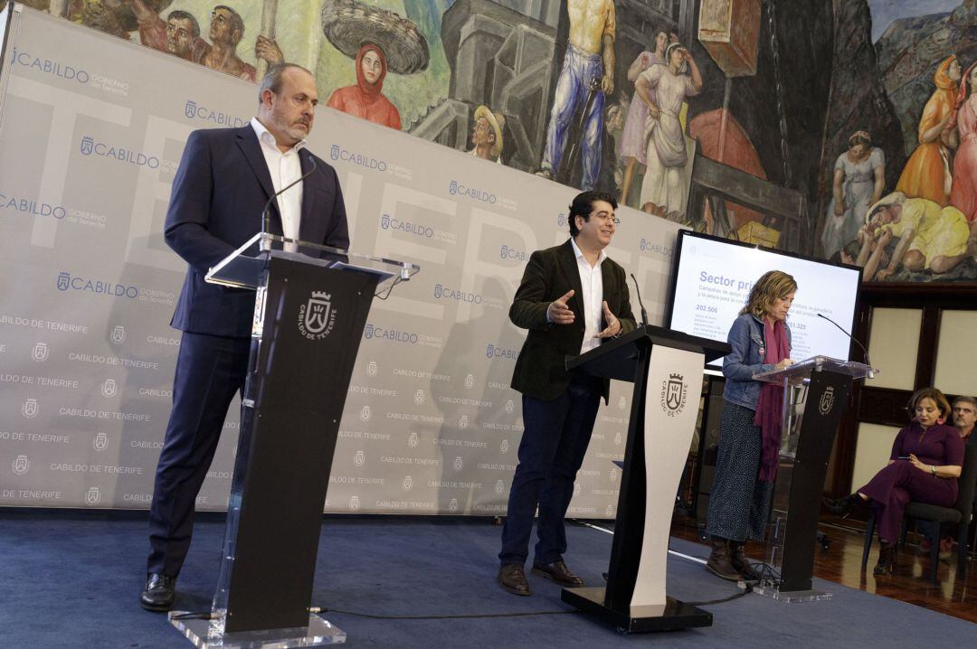 Presentación del plan de choque del Cabildo de Tenerife 
 