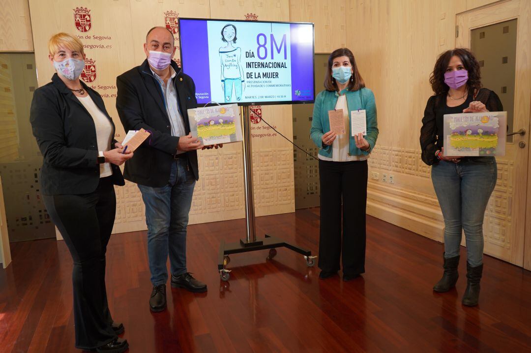 Presentación de los actos con motivo del Día Internacional de la Mujer en la Diputación Provincial 