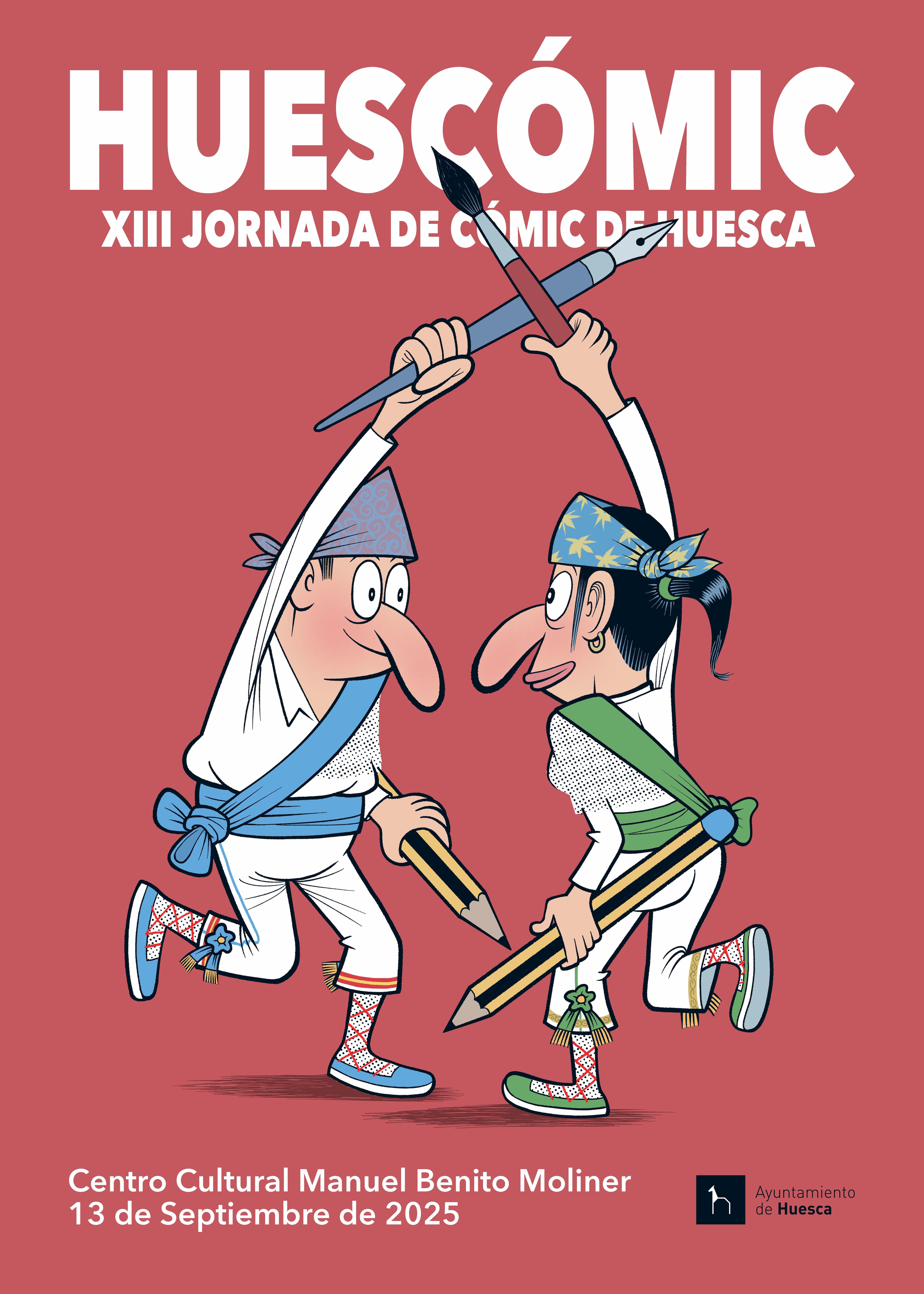 Cartel de Huescómic 2025.