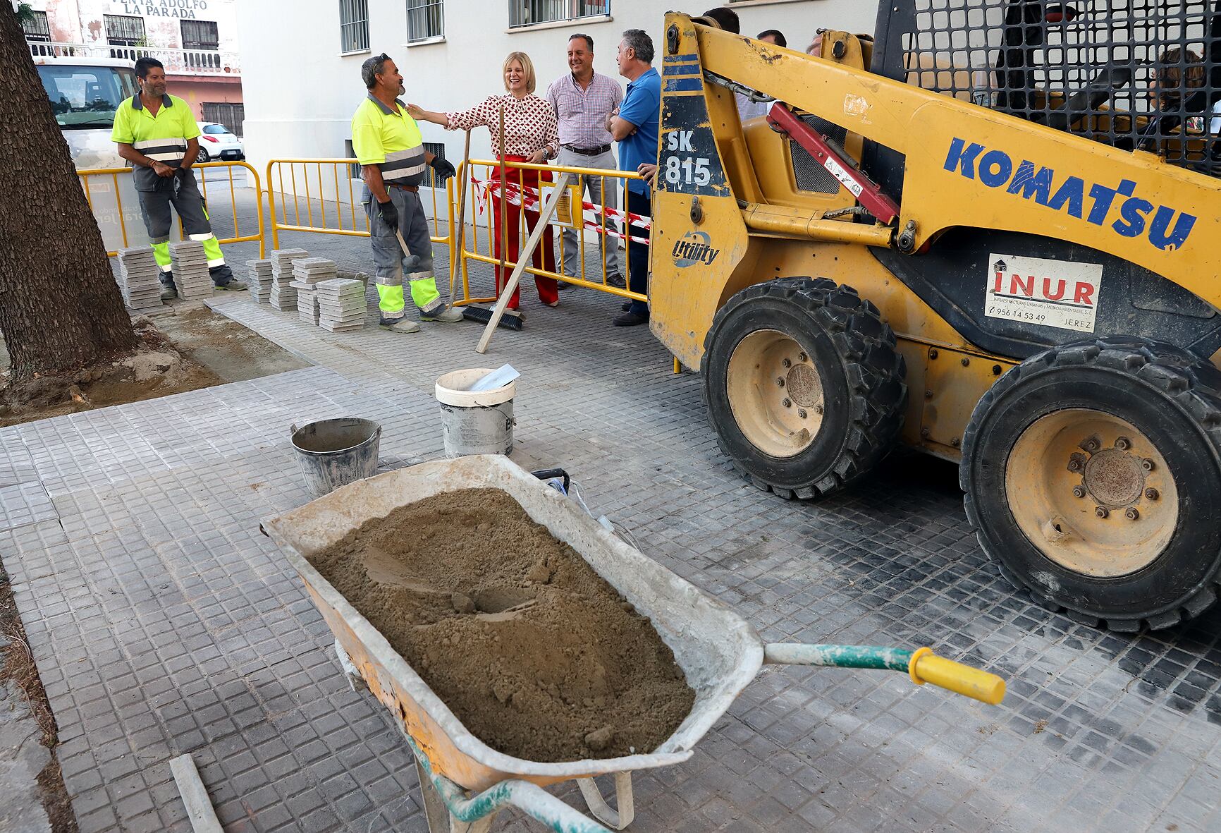 Obras en la barriada de Las Fresas