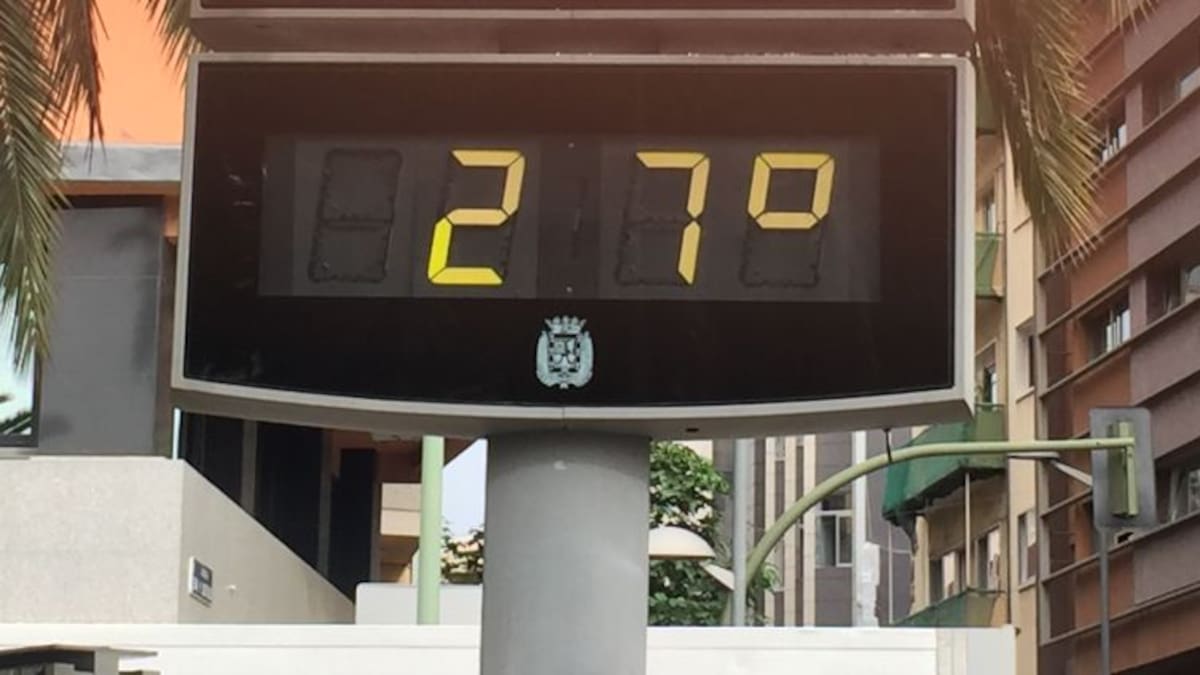 El año 2015, camino de ser el más cálido en las islas