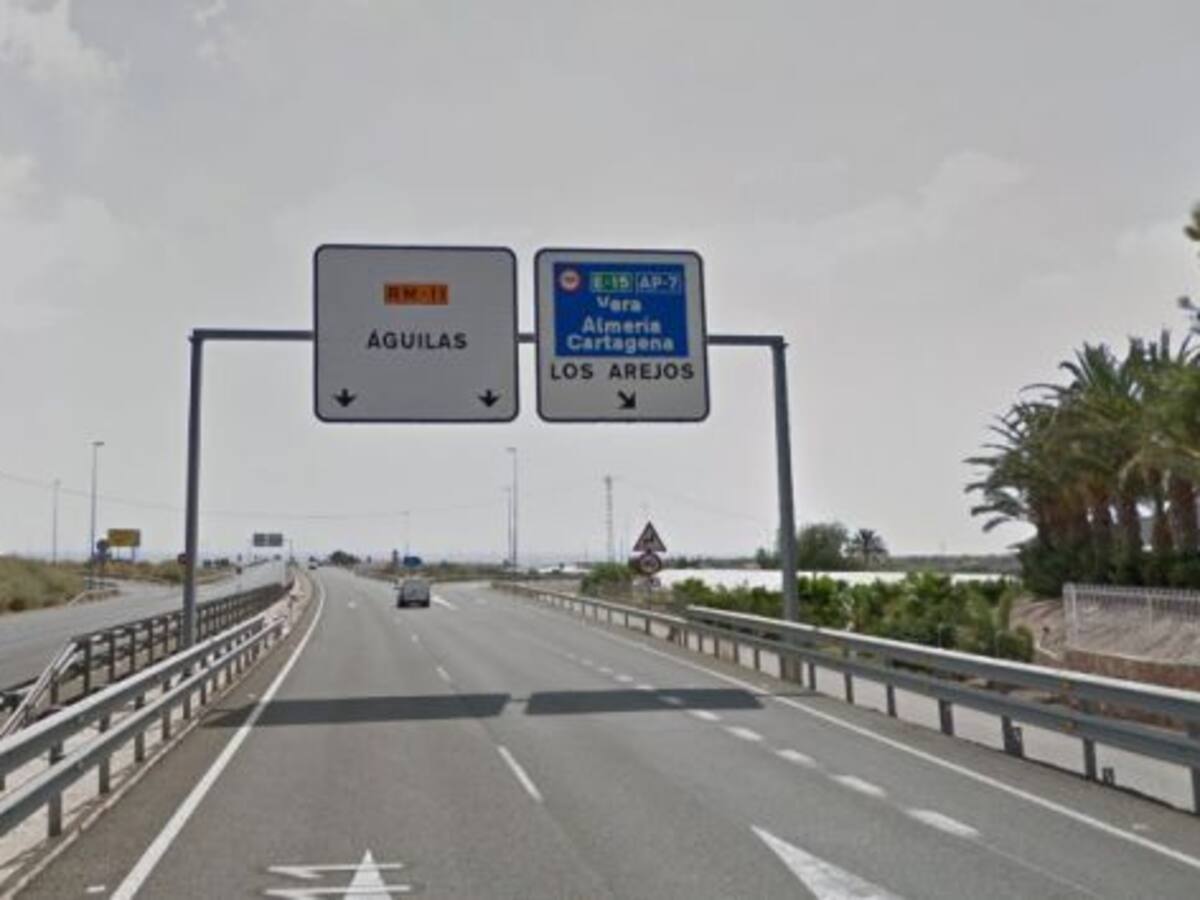 Dos fallecidos en un accidente de tráfico en la autovía Lorca-Águilas