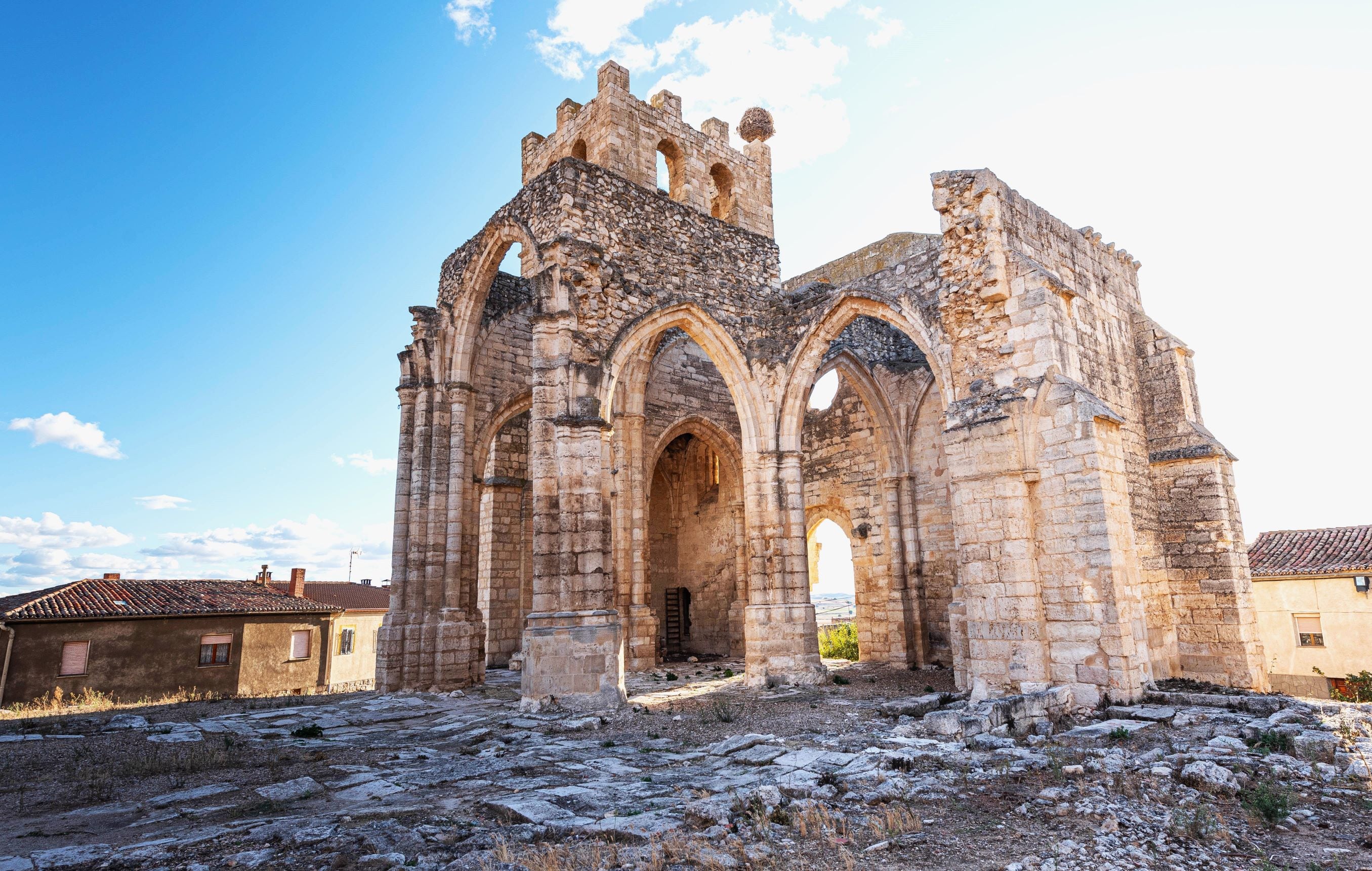 Ruinas de la iglesia de Santa Eulalia en Palenzuela