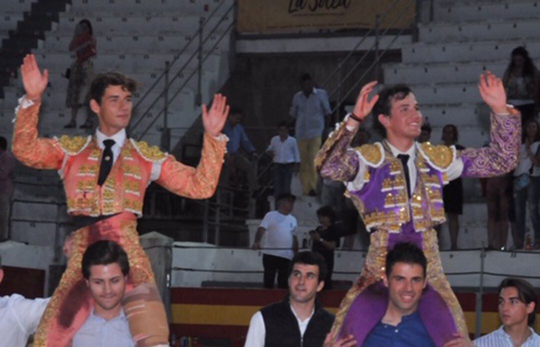 Borja Collado y Miguel Aguilar, a hombros en el último festejo del Corpus 2019