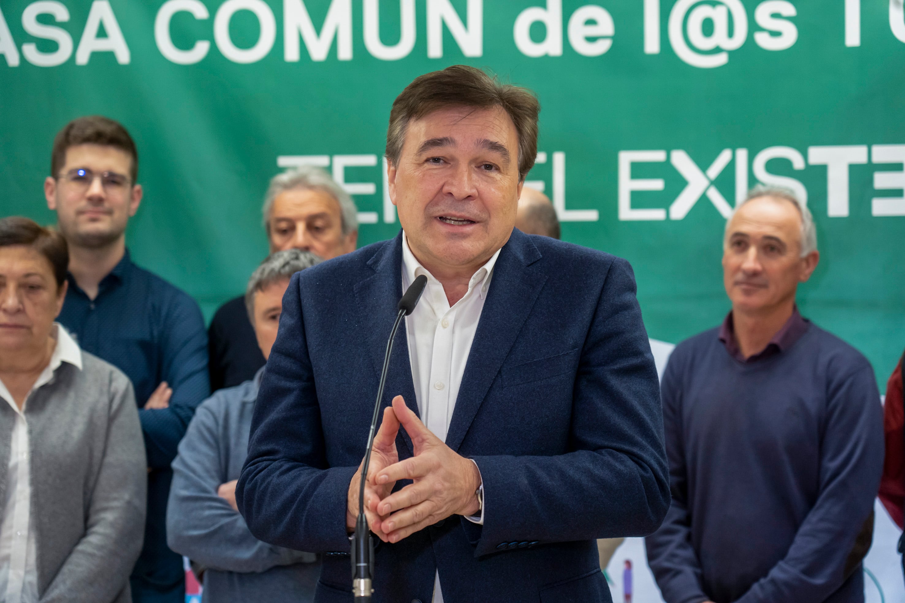 El candidato de Teruel Existe a la presidencia regional en las próximas elecciones autonómicas, Tomás Guitarte