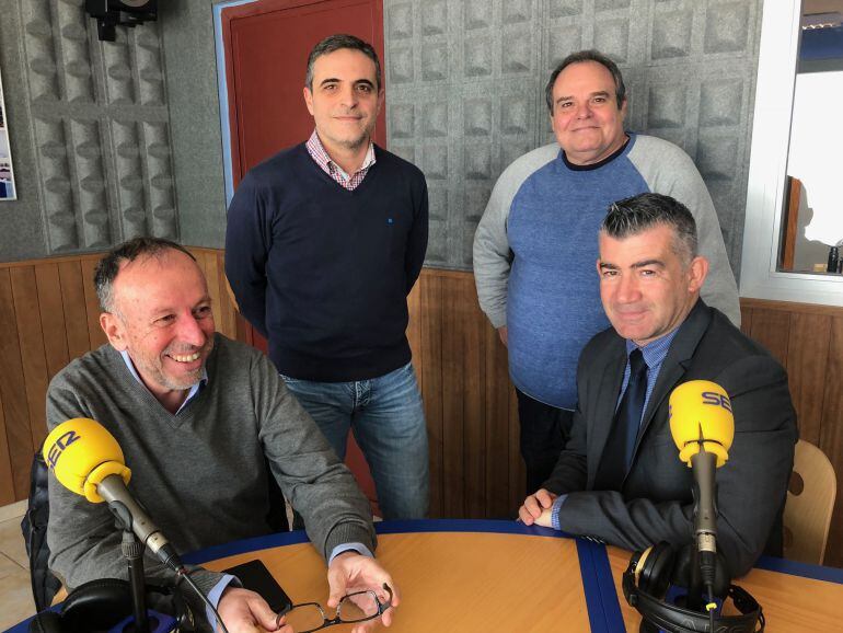 Joan Serra, José Vicente Marí Bosó, Aitor Morrás y Julián Aguilar