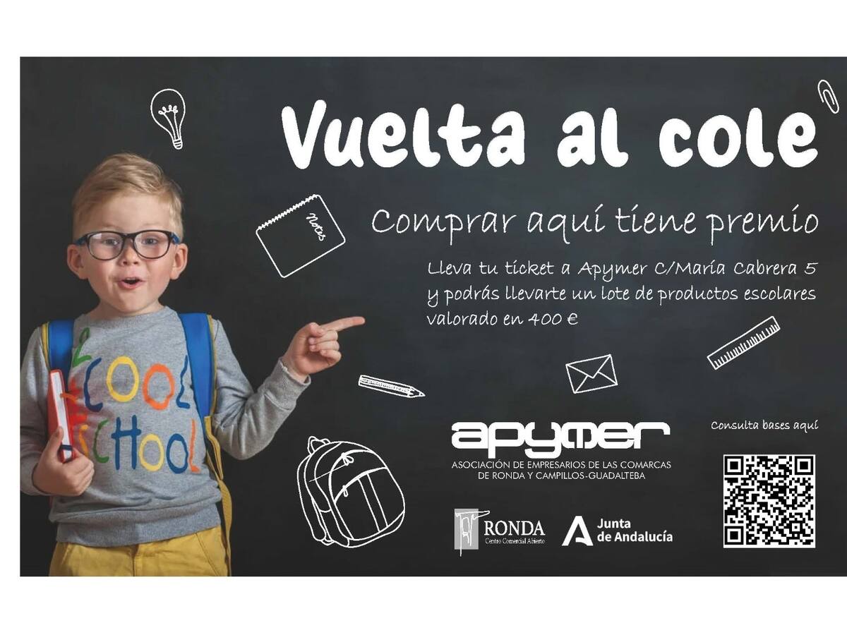 Apymer inicia su campaña de promoción del comercio local con motivo de la ‘Vuelta al cole’