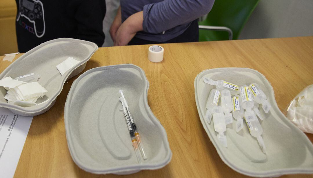 Jeringuillas con dosis de la vacuna contra el Covid-19.