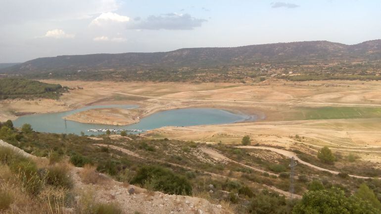 Estado actual del embalse de Entrepeñas.