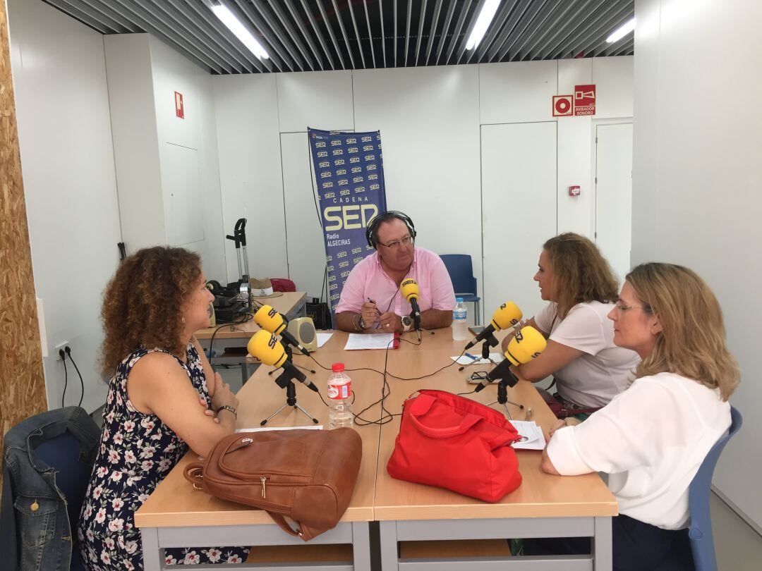 Alguinas de las profesoras invitadas al programa, María José Foncubierta, Dolores, Rubio Y Leticia Cabrera.