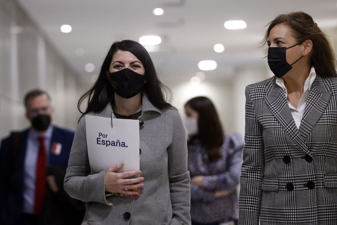 La diputada de Vox en el Congreso Macarena Olona