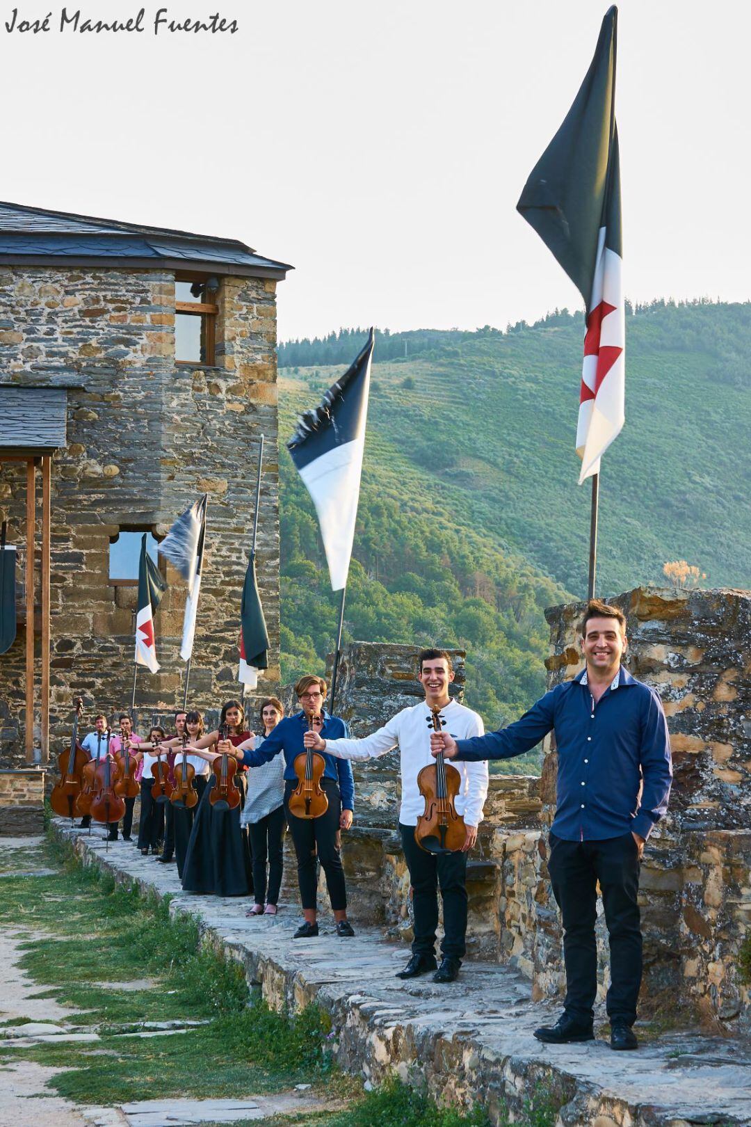 Recital musical en el Castillo de los Templarios.