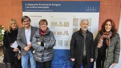 La Diputación de Zaragoza cumple en este 2023 40 años de apoyo y asistencia a los archivos municipales.
