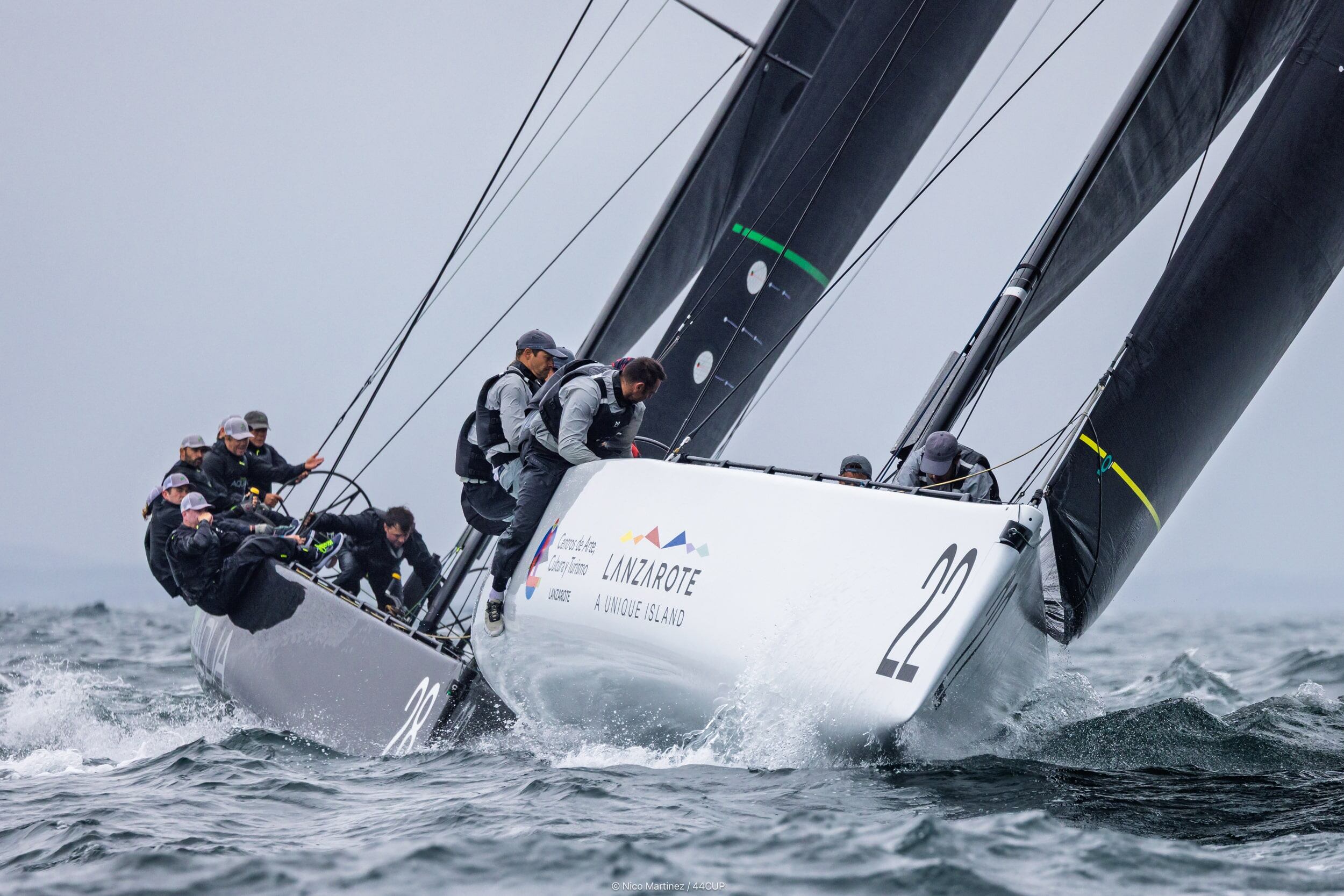 El Lanzarote Calero Sailing Team en plena acción en aguas suecas.
