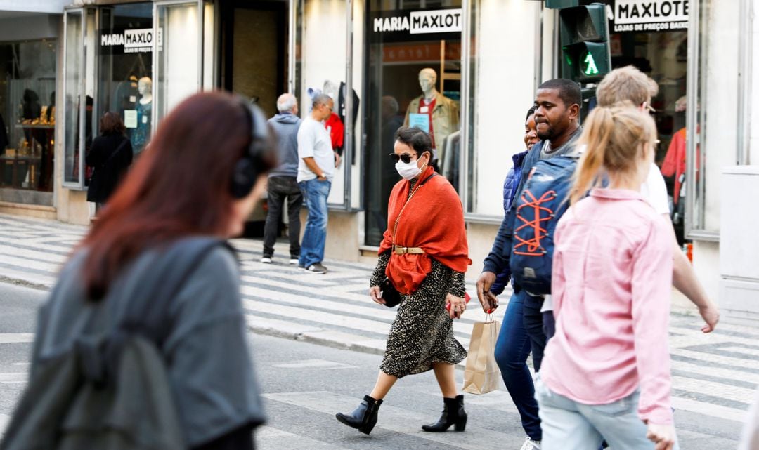 Una calle de Lisboa. 