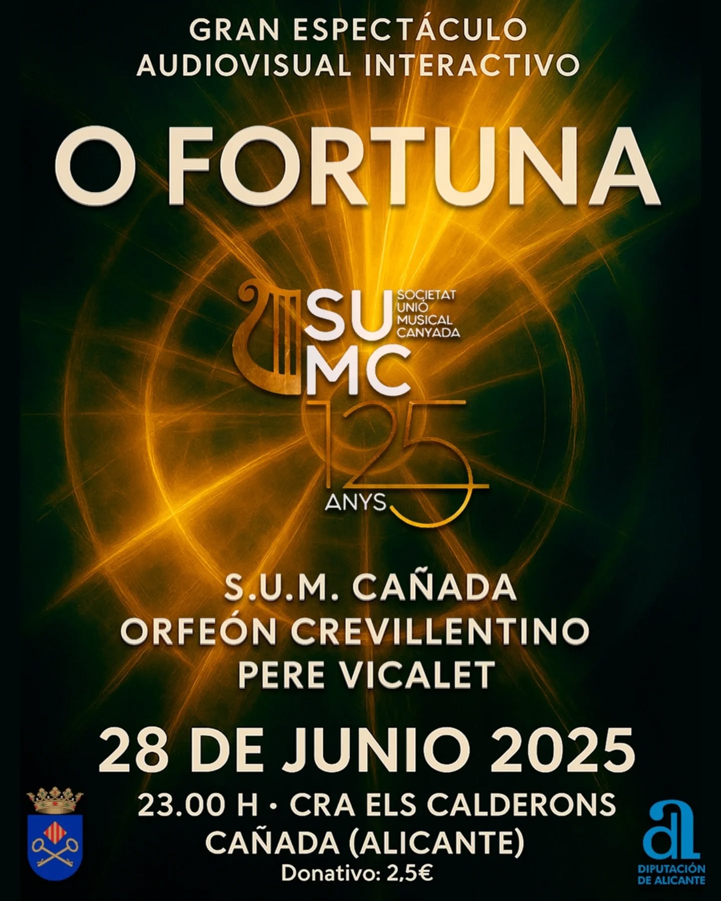 Cartel del concierto