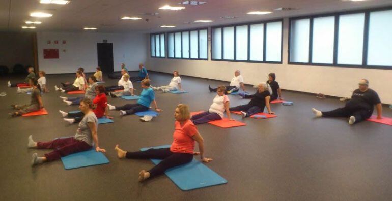 Alumnos del taller de Hábitos Saludables, en el CDM Entrevías.