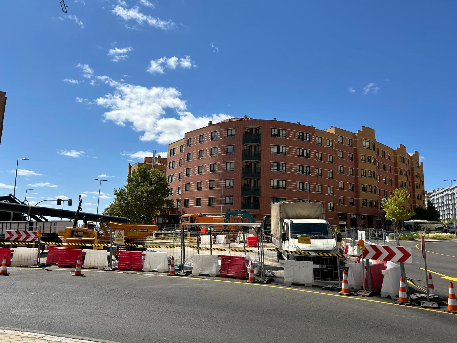 Nueva fase en las obras de la red de calor en Parquesol
