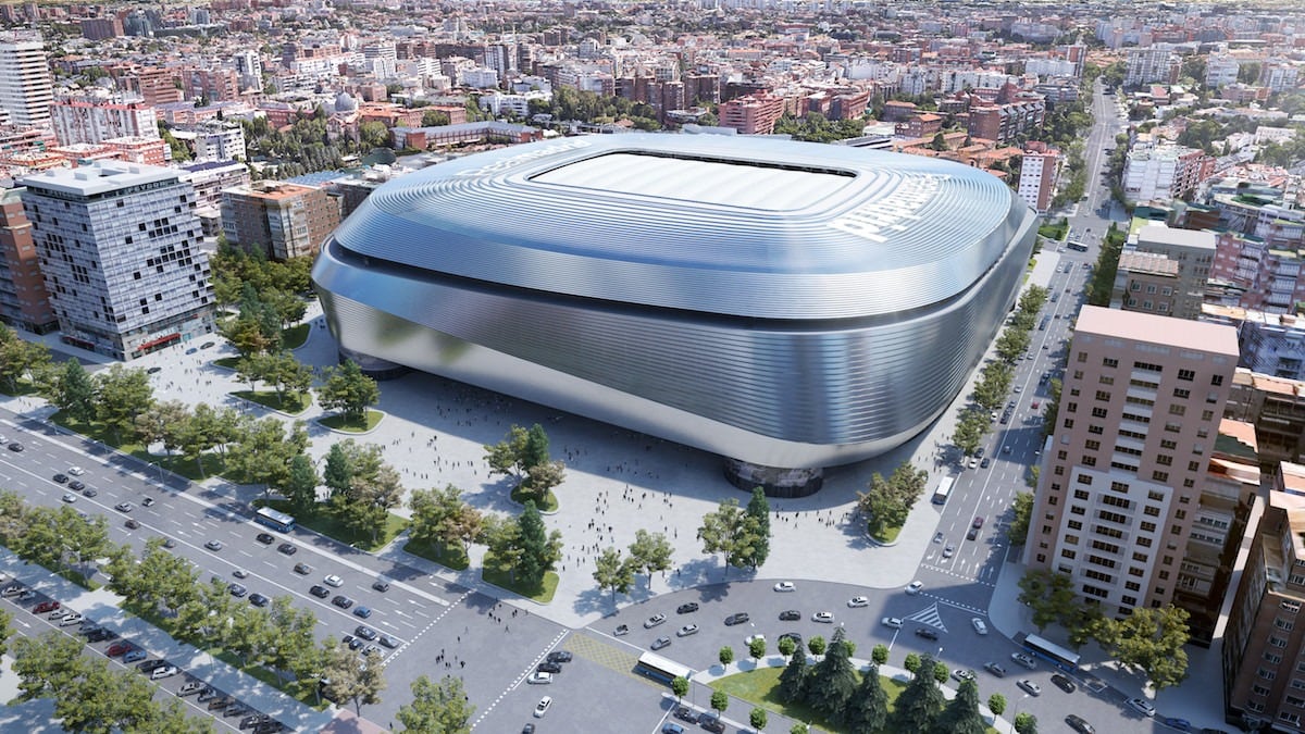 El nuevo estadio Santiago Bernabéu