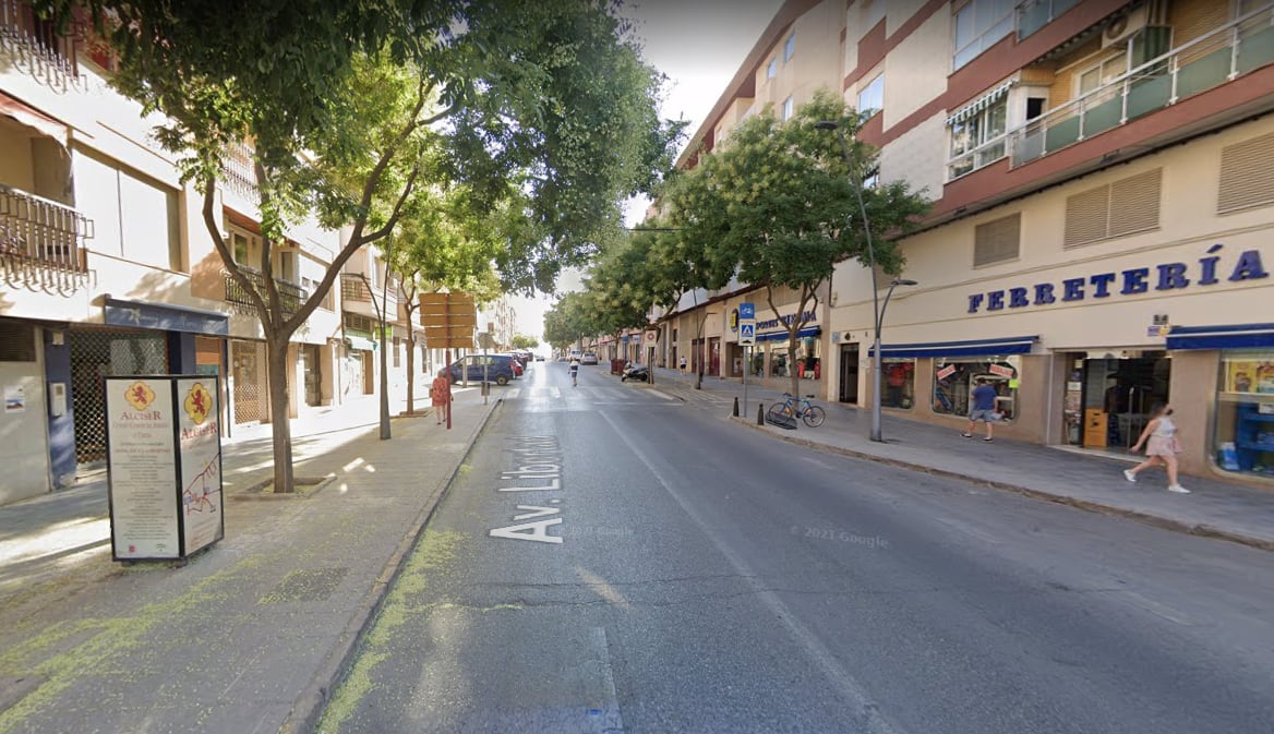 Imagen de archivo de la Avenida de la libertad en Úbeda