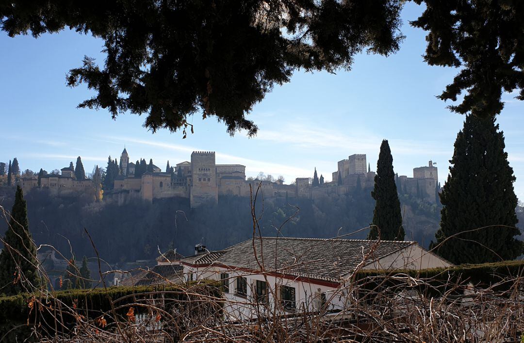 La Alhambra, desde el barrio del Albaicín