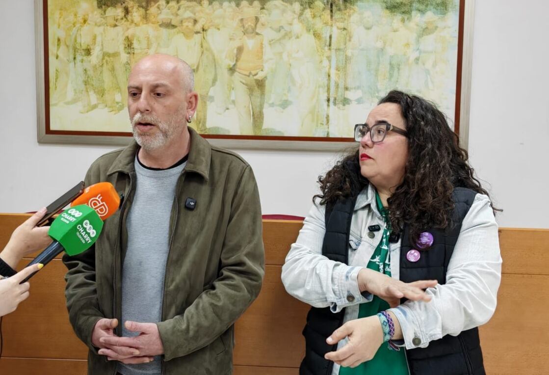 Ernesto Alba y Fran Sancho en rueda de prensa