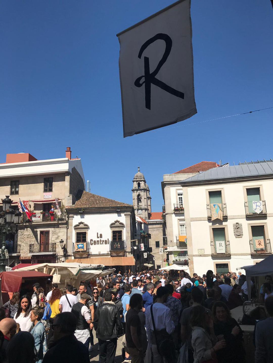 Ambiente en las calles del Casco Vello