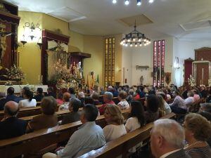 Imagen de la parroquia durante el Pregón.