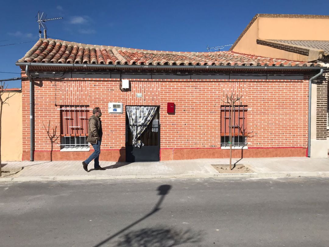 Vivienda de Bobadilla del Campo en la que fue encontrado el cuerpo de un varón 