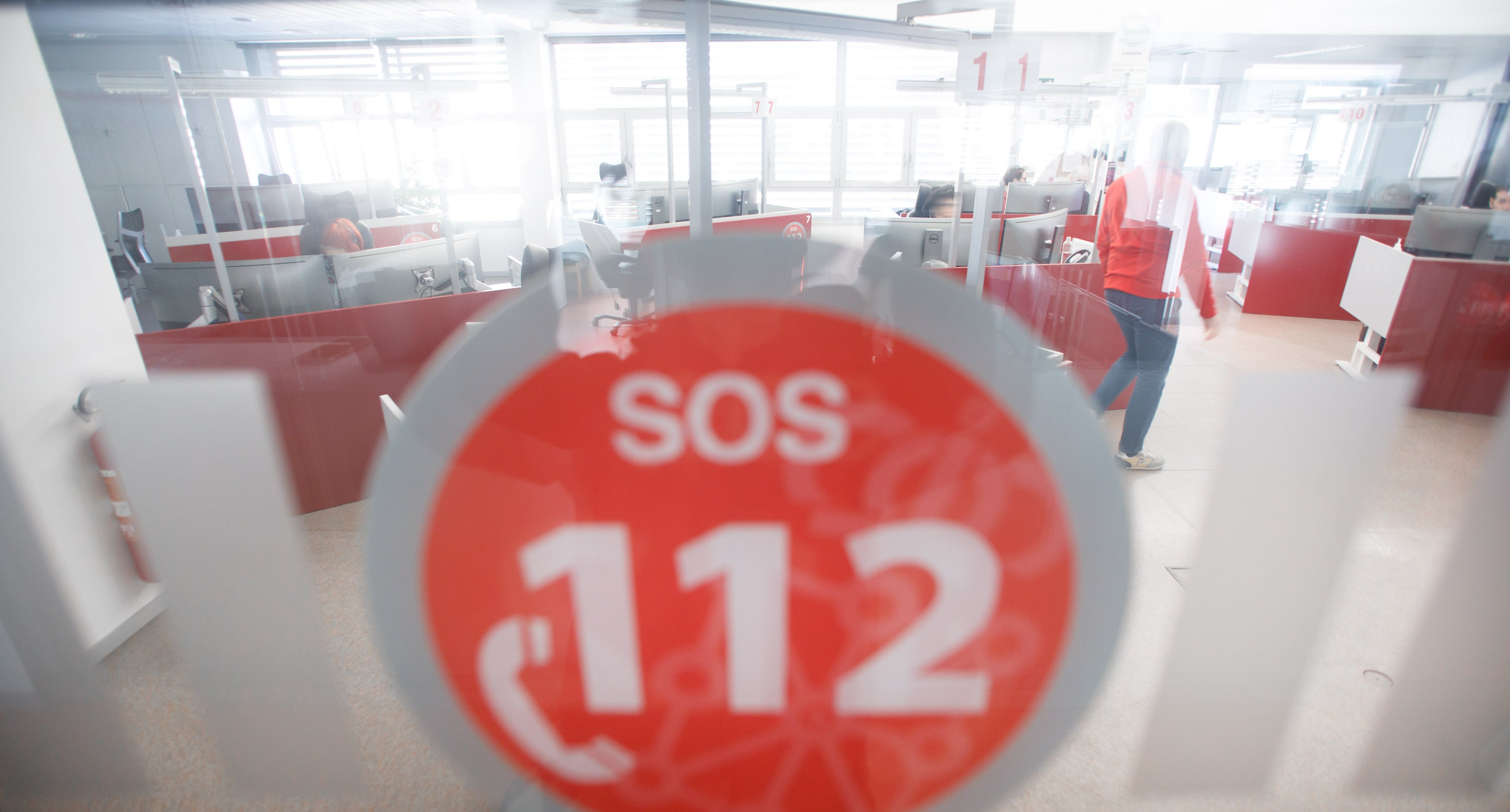 Centro de control de SOS Navarra