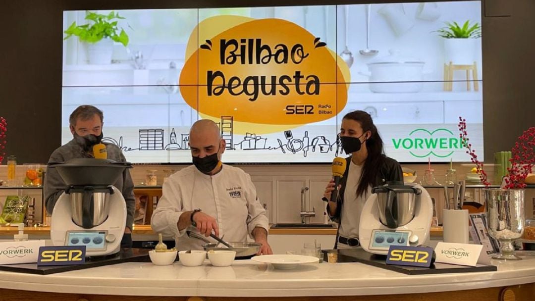 La cocina en directo desde Vorwerk Bilbao en la Plaza Circular