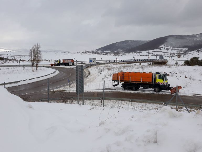 Estado actual de la A-67 a la altura de Mataporquera