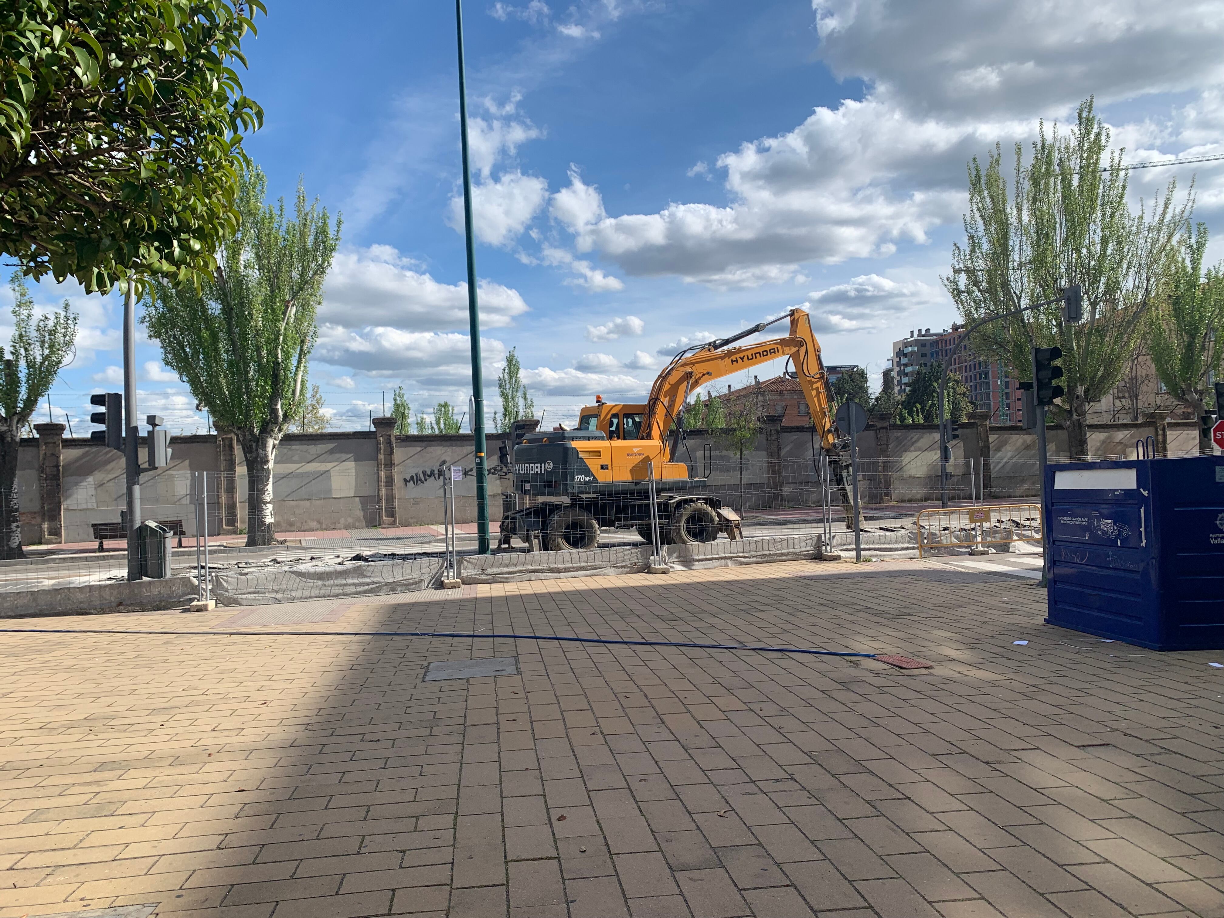 Obras en el Paseo Farnesio | Cadena SER