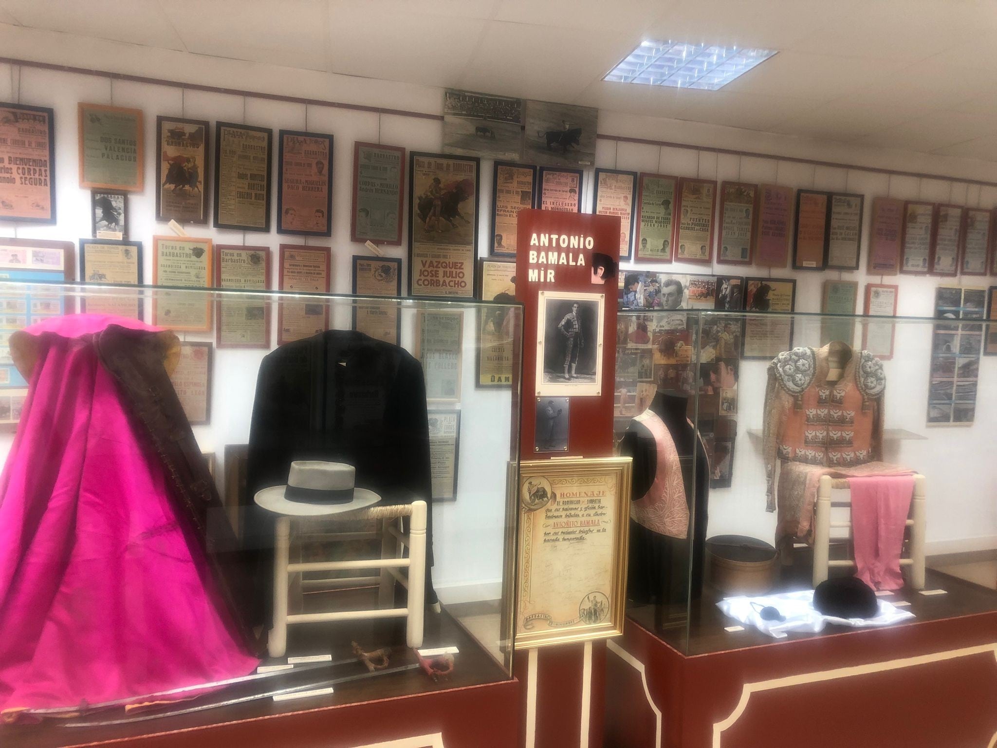 Indumentaria del torero barbastrense, Antonio Bamala