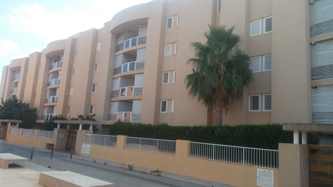 Imagen de un edficio residencial en Ibiza