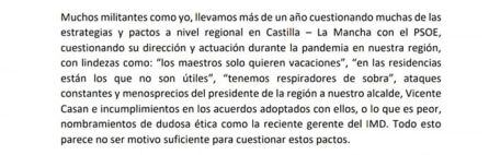 Carta del alcalde de Robledo