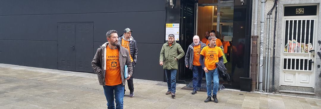 Trabajadores de Alcoa A Coruña