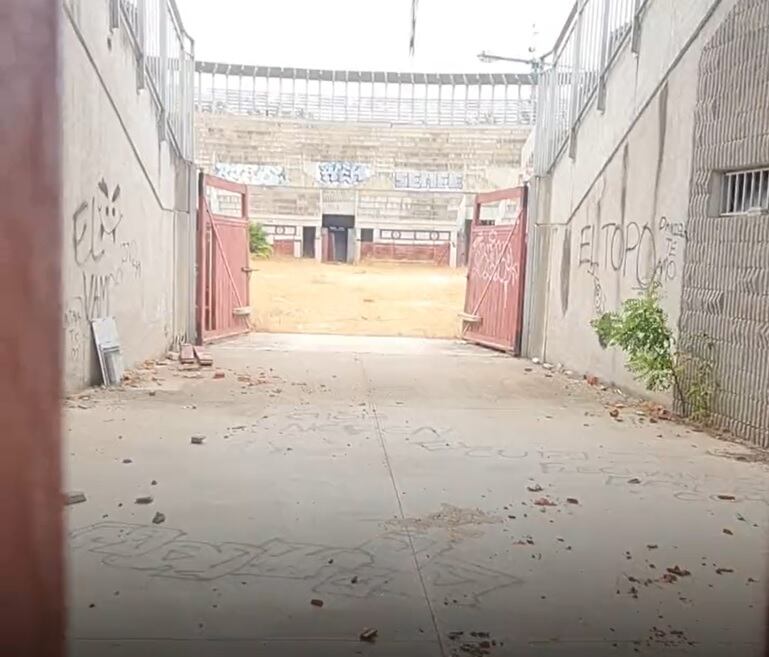 Interior de la Plaza de Toros de Getafe