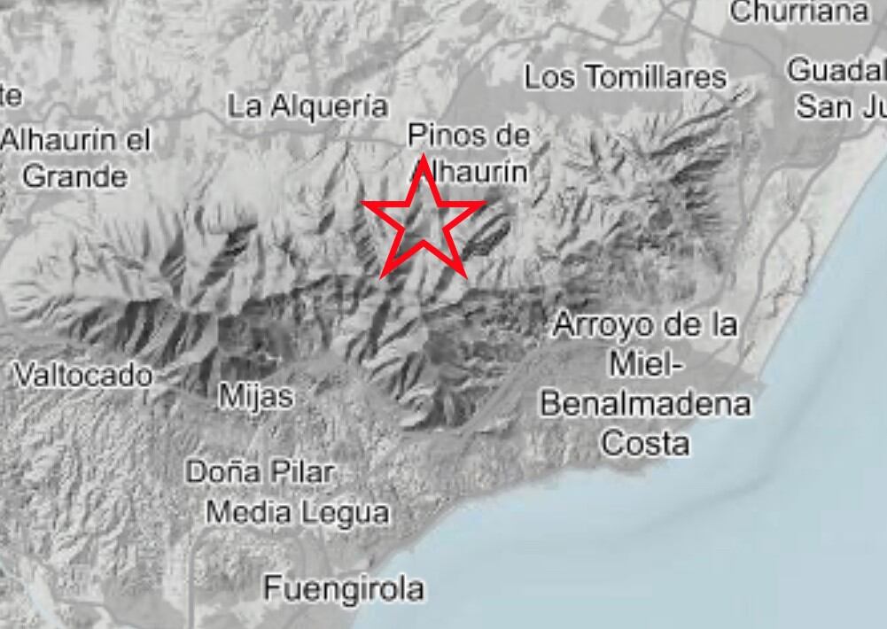 Epicentro del terremoto: Benalmádena