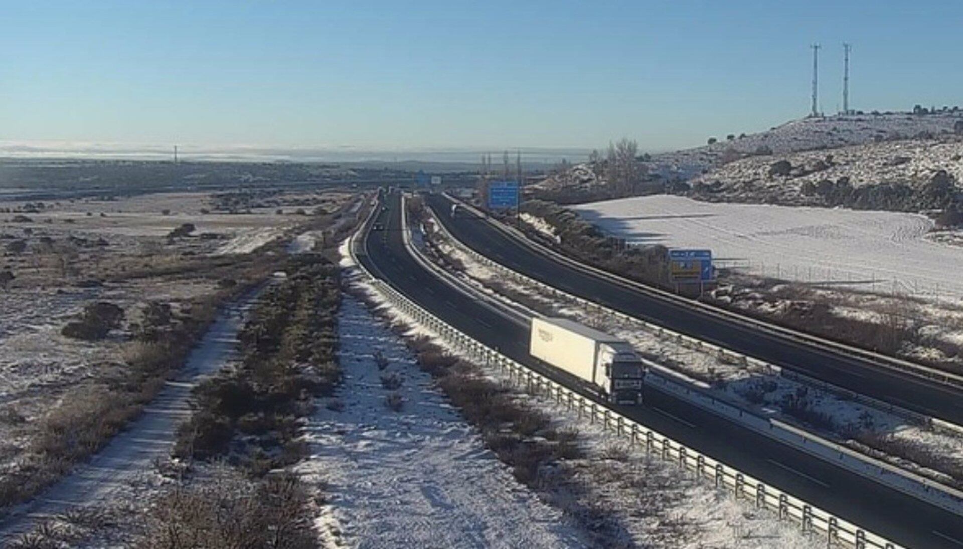 Imagen de la DGT de las carreteras afectadas por la nieve - DIRECCIÓN GENERAL DE TRÁFICO